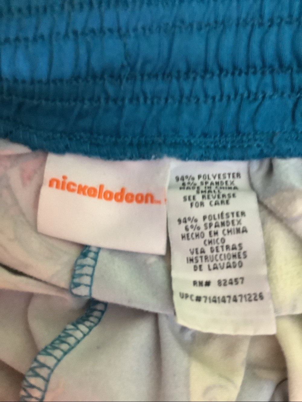Nickelodeon sleep shorts, size small - Picture 3 of 3